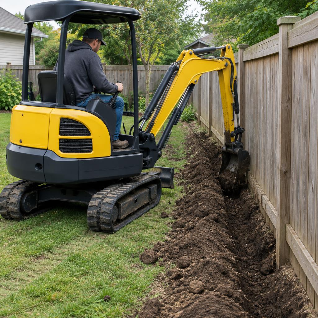Trenches the big machines can't reach